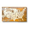 NASCAR Speedways - Pushpin Map on Wood