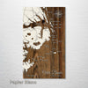 Outer Banks, North Carolina Wood Map - 3/4" Solid Pine Laser Cut Wall Art