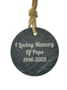 Custom | Photo Ornaments on Slate