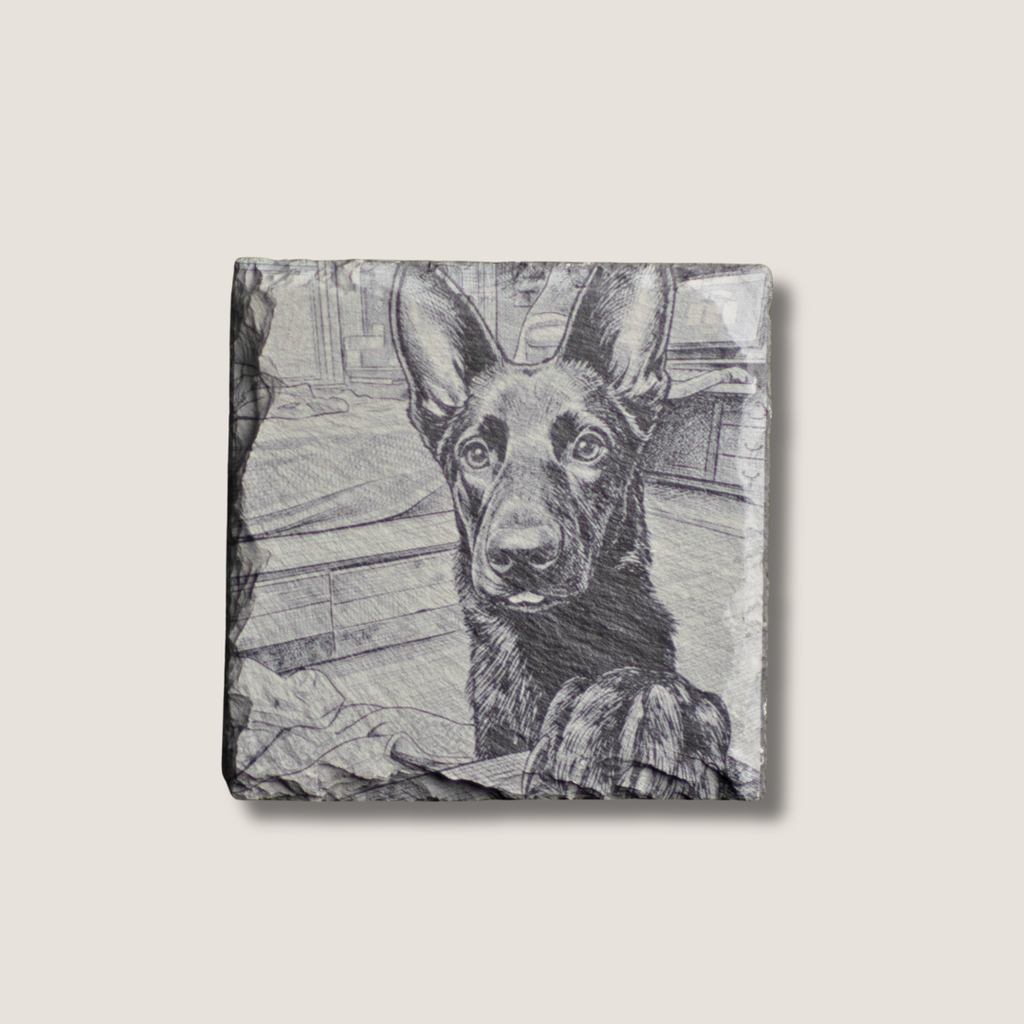 Custom | Photo Coasters on Slate (Stone)
