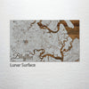 Bluffton, SC Wood Map - 3/4" Solid Pine Laser Cut Wall Art