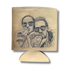 Custom | Laser Cut Leather Photo Can Holder Koozie 12oz