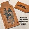 Custom | Laser-Cut Photo Keychain on Leather