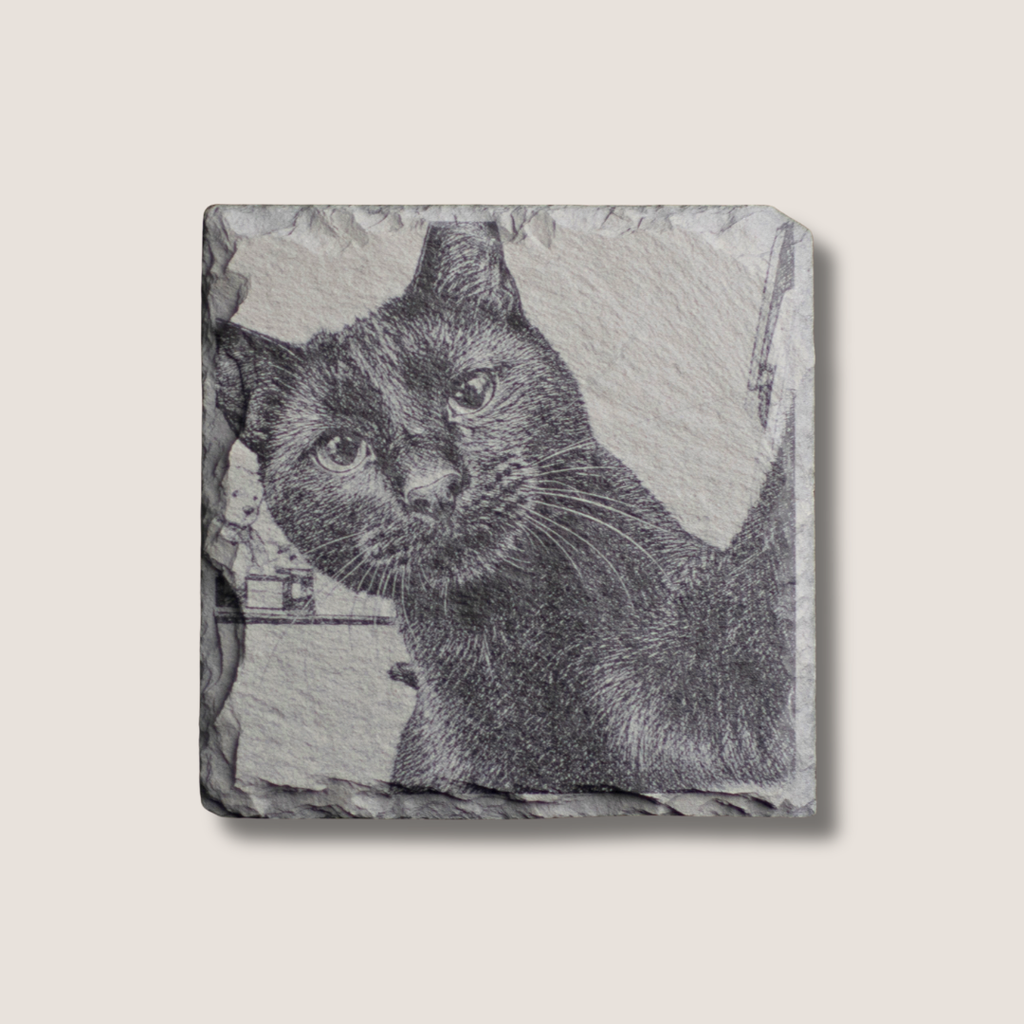 Custom | Photo Coasters on Slate (Stone)