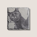 Custom | Photo Coasters on Slate (Stone)