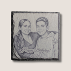 Custom | Photo Coasters on Slate (Stone)