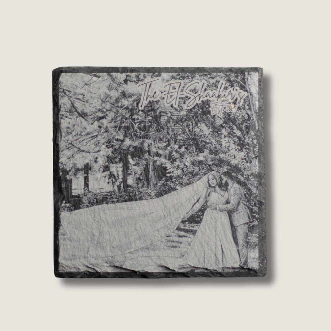 Custom | Photo Coasters on Slate (Stone)