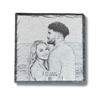 Custom | Photo Coasters on Slate (Stone)