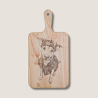 Custom | Photo on Oak Wood Cheeseboard with Handle