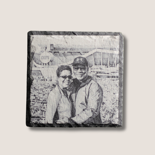 Custom | Photo Coasters on Slate (Stone)