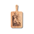 Custom | Photo on Oak Wood Cheeseboard with Handle