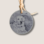 Custom | Photo Ornaments on Slate