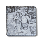 Custom | Photo Coasters on Slate (Stone)