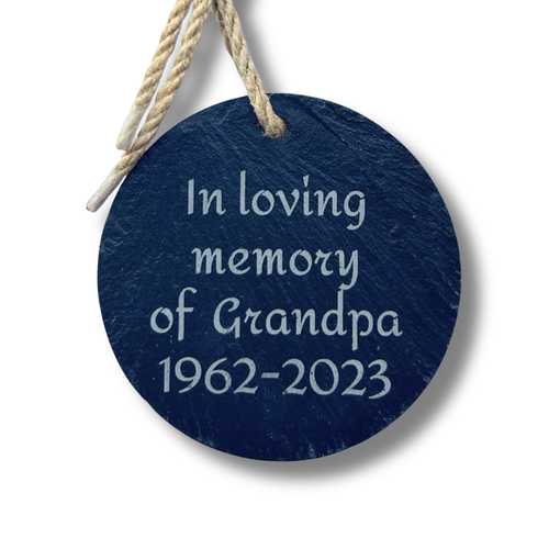 Custom | Photo Ornaments on Slate
