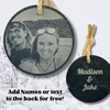 Custom | Photo Ornaments on Slate