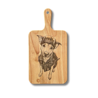 Custom | Photo on Oak Wood Cheeseboard with Handle