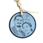 Custom | Photo Ornaments on Slate