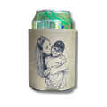 Custom | Laser Cut Leather Photo Can Holder Koozie 12oz