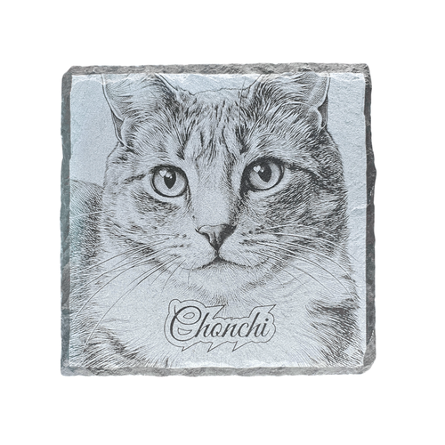Custom | Photo Coasters on Slate (Stone)