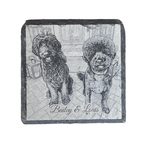 Custom | Photo Coasters on Slate (Stone)