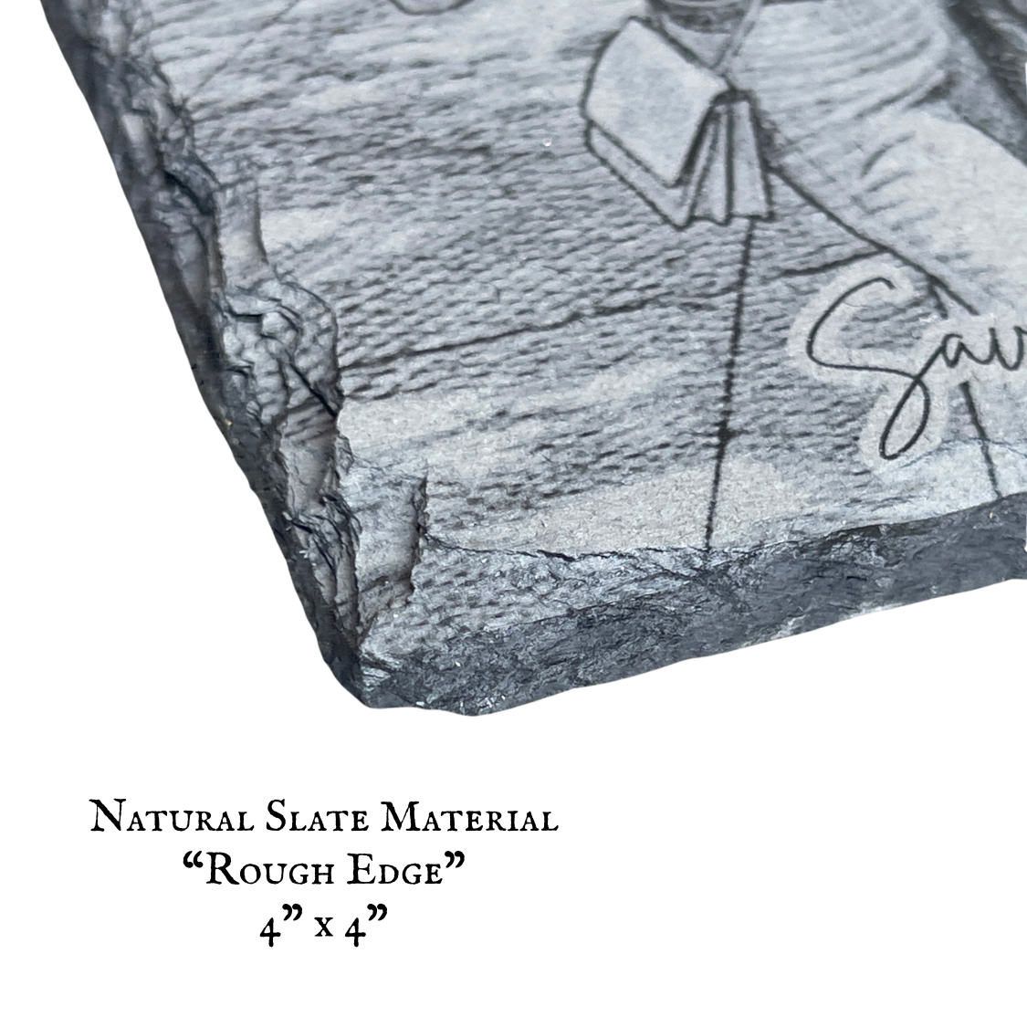 Custom | Photo Coasters on Slate (Stone)