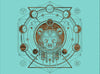 Abstract Moon Phases Bear