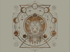 Abstract Moon Phases Bear