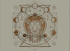 Abstract Moon Phases Bear