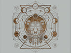 Abstract Moon Phases Bear