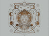 Abstract Moon Phases Bear