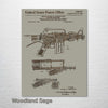 AR-15 Rifle - Patent on Wood