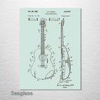 Acoustic Guitar - Patent on Wood