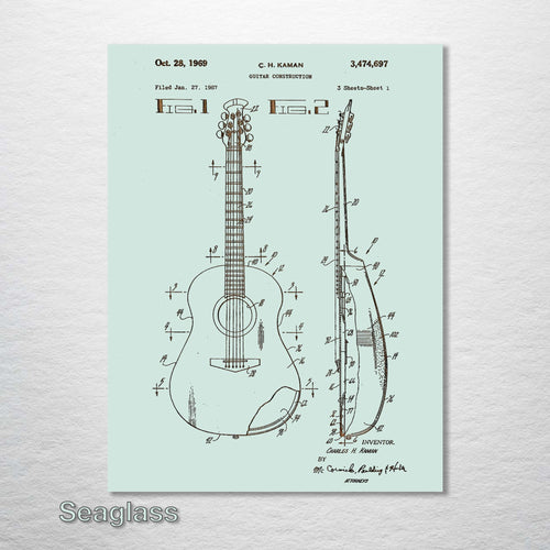 Acoustic Guitar - Patent on Wood