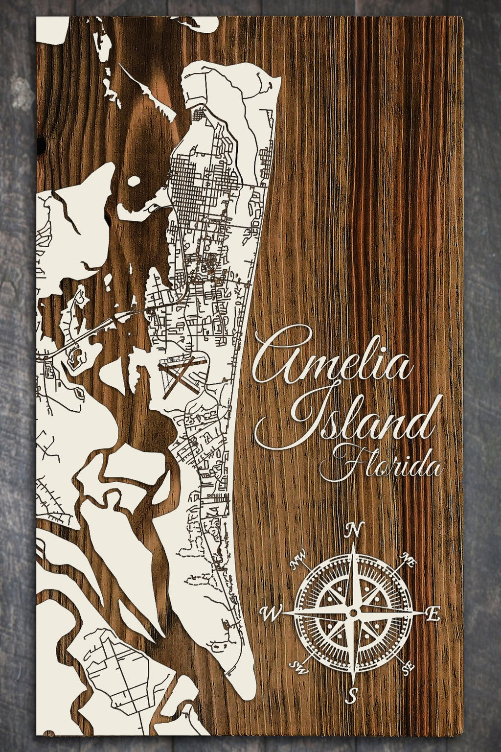 Copy of Custom Map on Wood