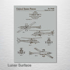 Apache Helicopter - Patent on Wood