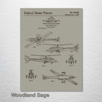 Apache Helicopter - Patent on Wood
