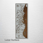Appalachian Trail - Historic Map on Wood
