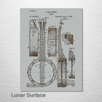 Banjo - Patent on Wood