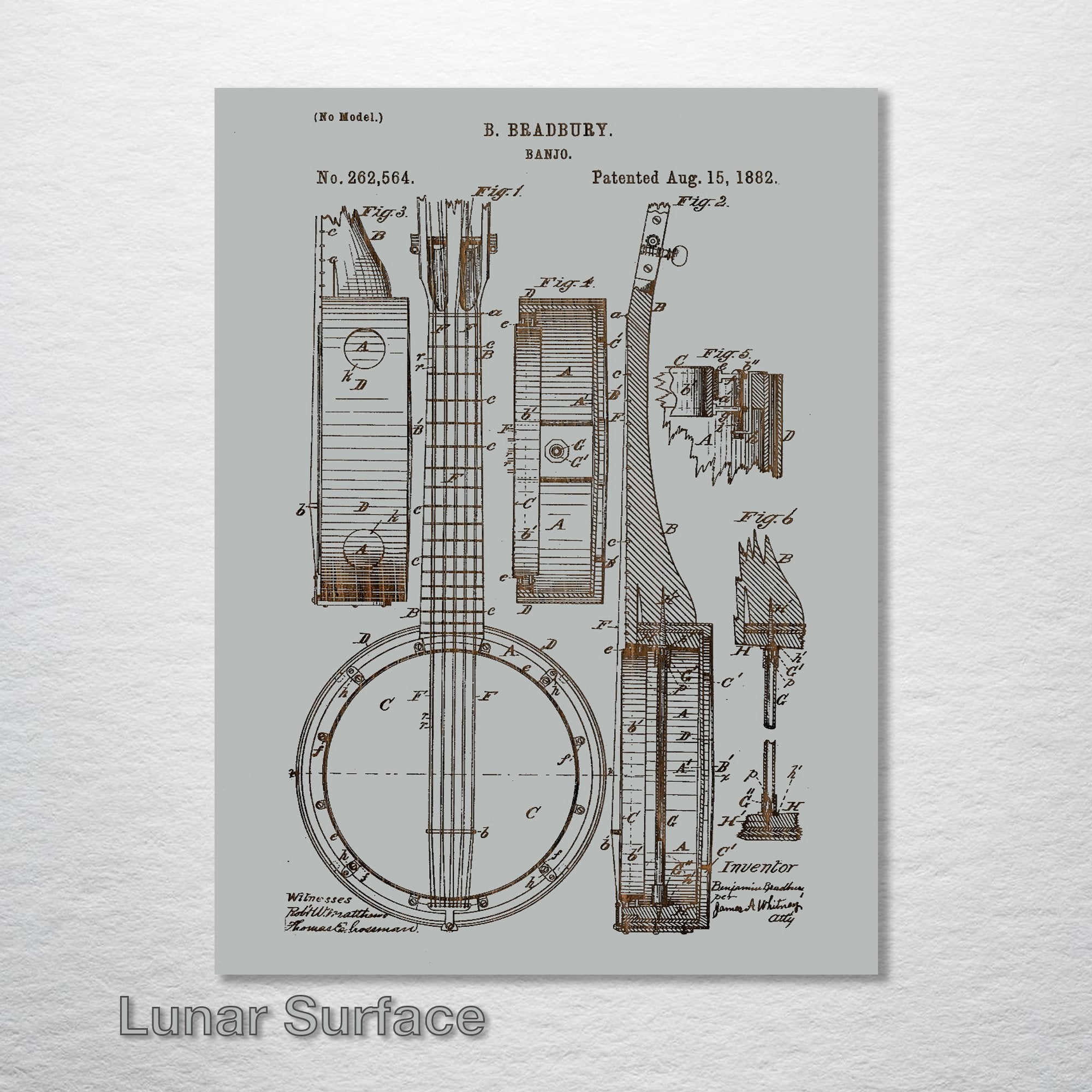 Banjo - Patent on Wood