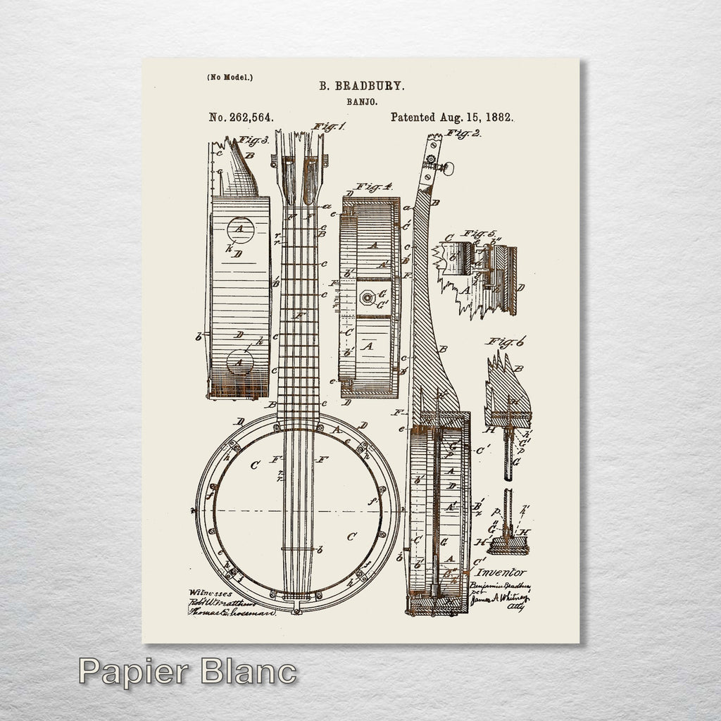 Banjo - Patent on Wood