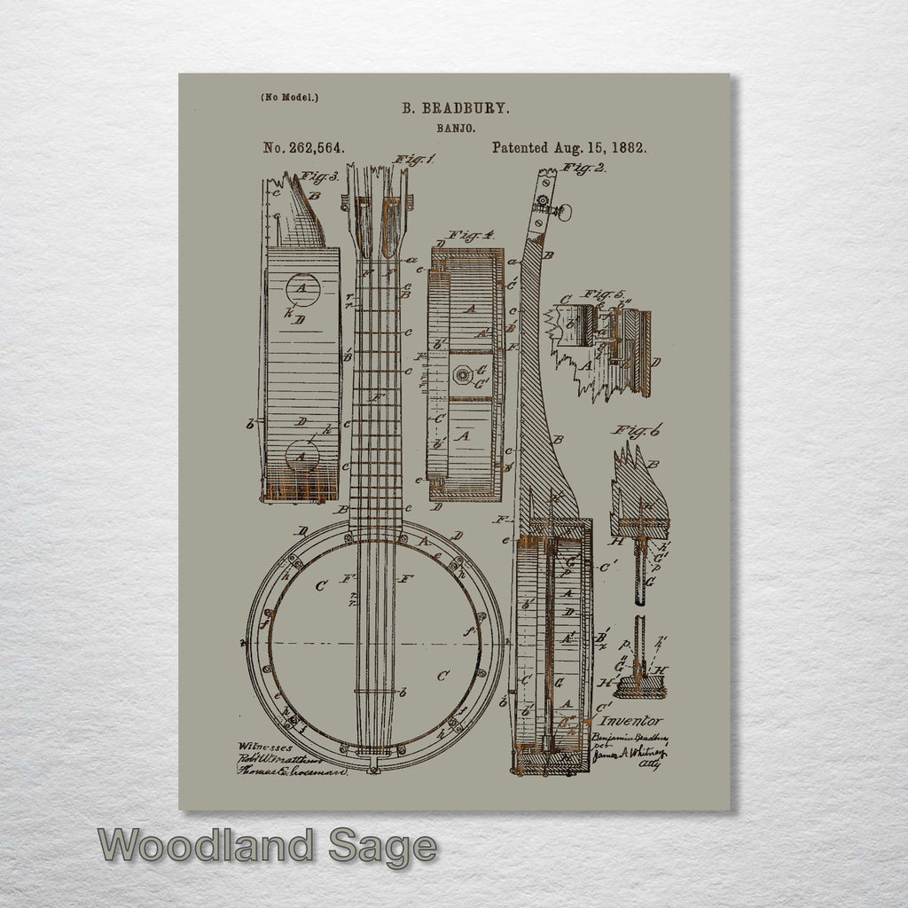 Banjo - Patent on Wood