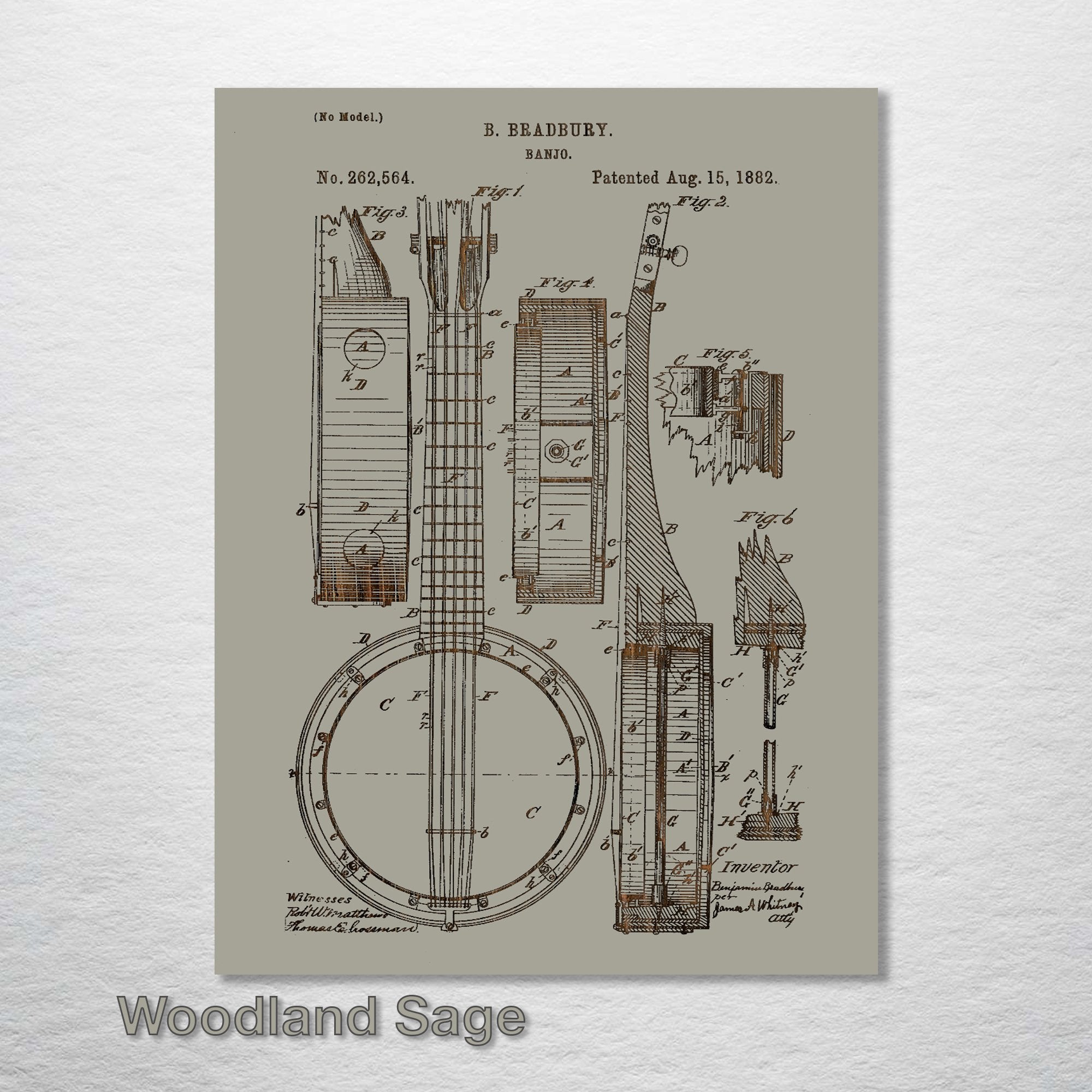 Banjo - Patent on Wood
