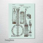 Banjo - Patent on Wood