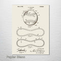 Baseball - Patent on Wood