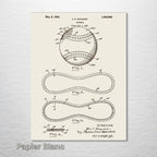 Baseball - Patent on Wood