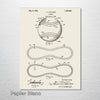 Baseball - Patent on Wood