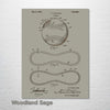 Baseball - Patent on Wood