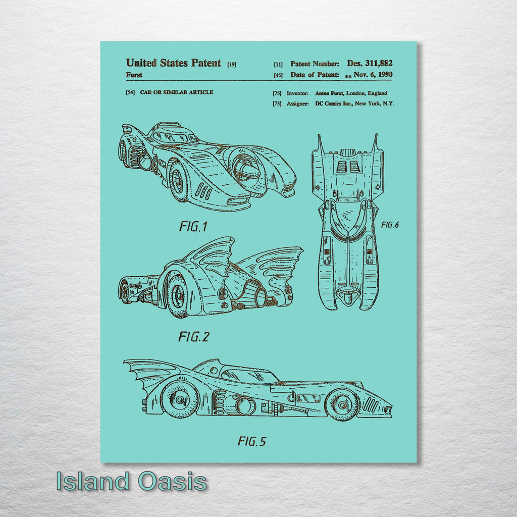 Batmobile - Patent on Wood
