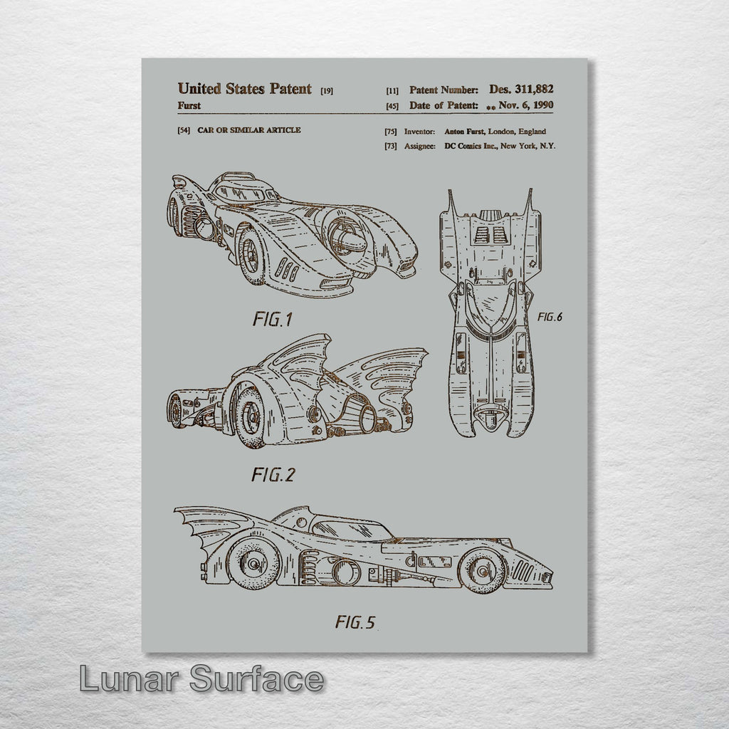 Batmobile - Patent on Wood