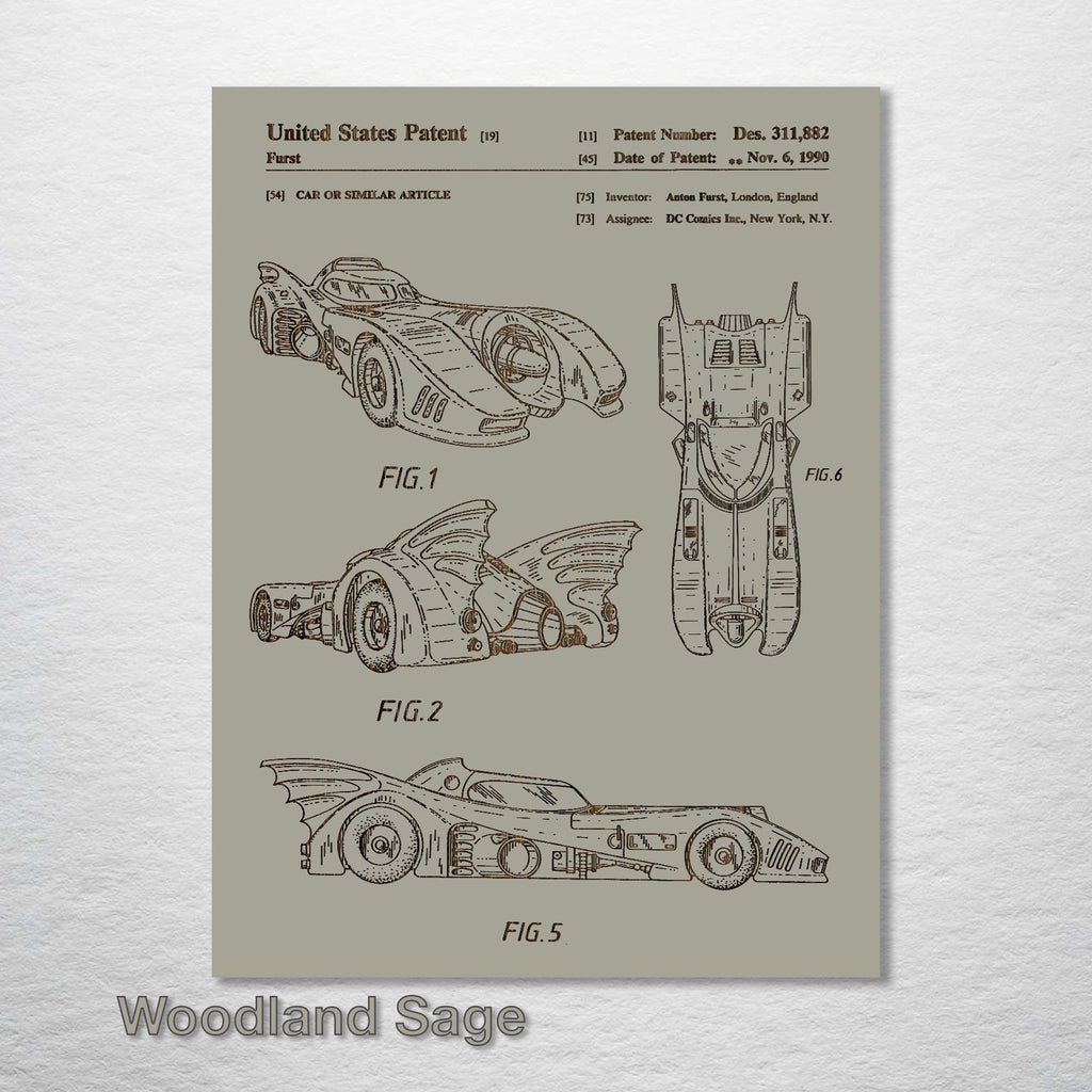 Batmobile - Patent on Wood